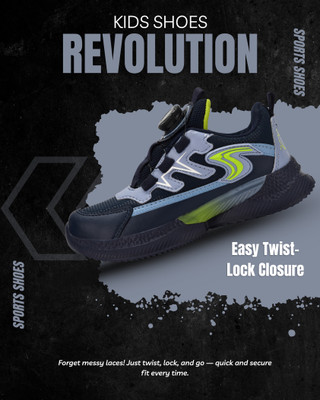 G&D Boys & Girls Slip on Walking Shoes(Grey, 11-12 Years)