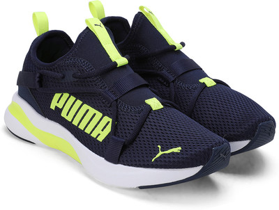 PUMA Boys & Girls Slip on Sneakers(Blue, 10-11 Years)