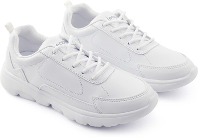 LIBERTY Boys Lace School Shoes(White, 11-12 Years)