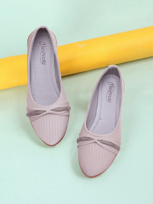 meevok Girls Slip on Ballerinas(Grey, size chart in image)