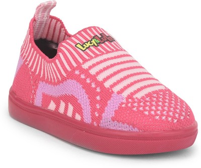 LIBERTY Boys & Girls Slip on Walking Shoes(Pink)