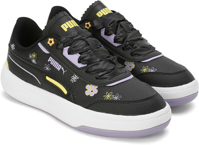PUMA Boys & Girls Lace Sneakers(Black, 9 - 10 Years)