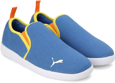 PUMA Boys & Girls Lace Sneakers(Blue, 11-12 Years)