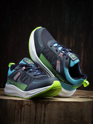 asian Boys Lace Running Shoes(Multicolor, 11-12 Years)