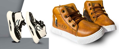 gigahertz Boys & Girls Lace Sneakers(Tan)