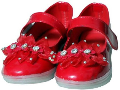 New Collection Girls Slip on Casual Boots(Red, 8.5-9 Years)