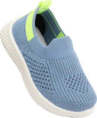 Cafone Footwear Boys & Girls Slip on Sneakers(Light Blue, 15-20 MONTHS)