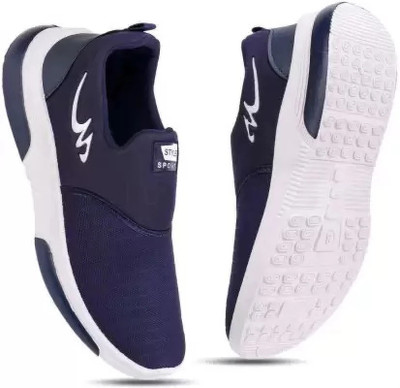 ABLESTEP Boys Lace Running Shoes(Blue, 7.5-8 Year)