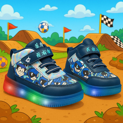 jootiyapa Boys & Girls Velcro Sneakers(Multicolor, 2-2.5-Years)