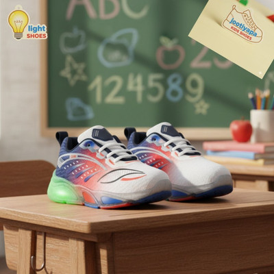 jootiyapa Boys & Girls Lace Sneakers(Multicolor, 8-9 Years)