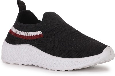 Bubblegummers Boys Slip on Walking Shoes(Black)