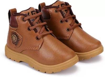 BERSACHE Boys Lace Casual Boots