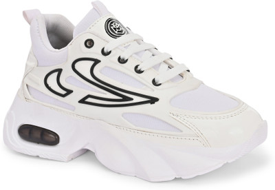 CROWN Boys & Girls Lace Walking Shoes(Black, 11-12 Years)