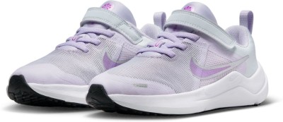 NIKE Boys & Girls Velcro Running Shoes(Purple)