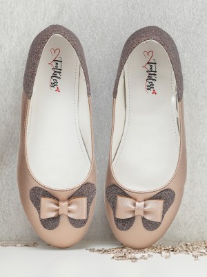 Toothless Girls Slip on Ballerinas(Tan, 10-11 years)