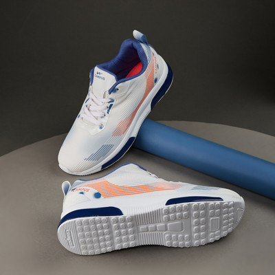 CAMPUS Boys & Girls Lace Running Shoes(White, 8 - 9 Years)