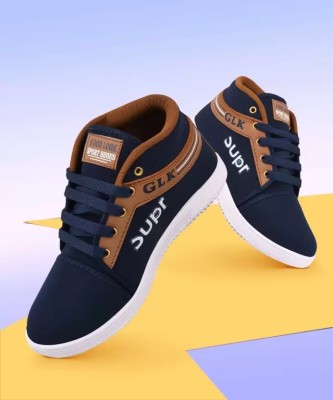 Trendmode Boys & Girls Lace Sneakers(Dark Blue)