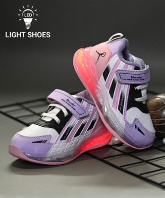 Birde Boys & Girls Velcro Sneakers(Purple, 2-2.5 YEARS)