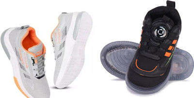 New Oranie Boys Slip on Casual Boots(Grey, 4.5-5.5)