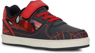 Bubblegummers Boys Slip on Sneakers(Red, 8-9 Years)