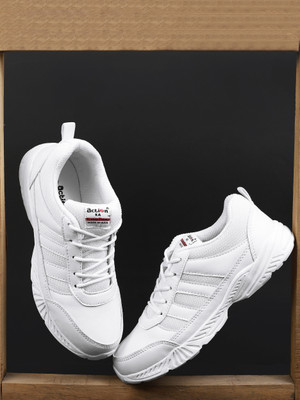 action Boys & Girls Lace School Shoes(White, 17-18 Years)