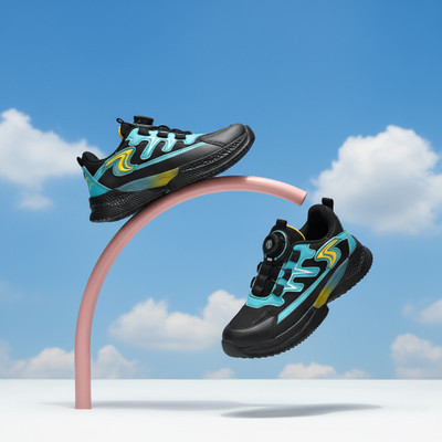 G&D Boys & Girls Slip on Walking Shoes(Black, 8-9 Years)