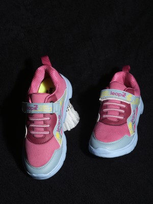 LIBERTY Boys & Girls Velcro Walking Shoes(Pink)