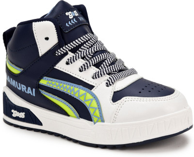 G&D Boys & Girls Lace Sneakers(Blue, 8-9 Years)