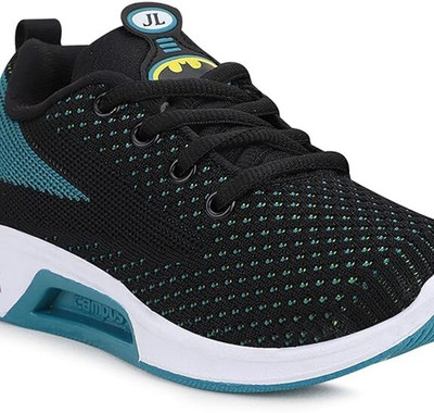CAMPUS Boys & Girls Lace Running Shoes(Black, 10 - 11 Years)