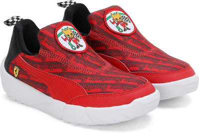 PUMA Ferrari Bao Kart PS Boys & Girls Slip on Sneakers(Red, 16 Years & Above)