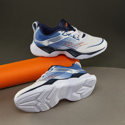 CAMPUS Boys & Girls Lace Running Shoes(White)