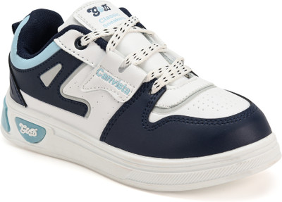 G&D Boys & Girls Lace Sneakers(Blue, 11-12 Years)