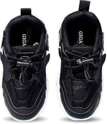 gigahertz Boys & Girls Drawstring Sneakers(Black, 4 - 4.5 years)