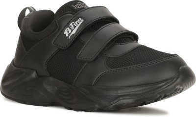 Bata Boys & Girls Velcro Oxford Shoes(Black, 11 - 12 YEAR)