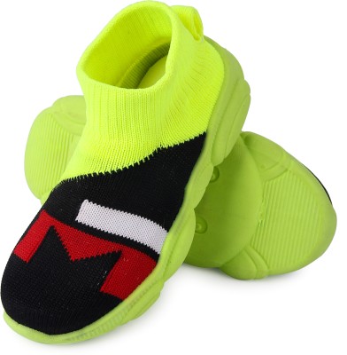 myau Boys & Girls Slip on Walking Shoes(Green, 2.5 Years -3 Years)