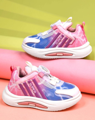 jootiyapa Boys Slip on Sneakers(Pink, 3.5-4 Years)