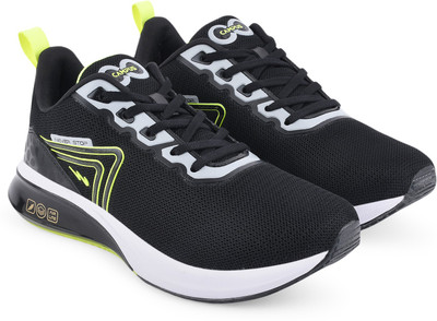 CAMPUS Boys & Girls Lace Running Shoes(Black, 11 - 12 Years)