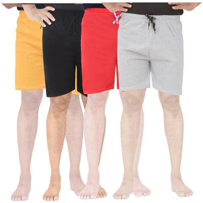 IRCON Short For Boys Casual Self Design Pure Cotton(Multicolor, Pack of 4)
