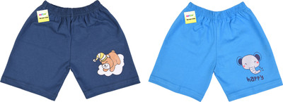 Kwitchy Short For Baby Boys Casual Printed Cotton Blend(Multicolor, Pack of 2)