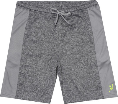 F&S Short For Boys Casual Colorblock Polyester(Grey, Pack of 1)