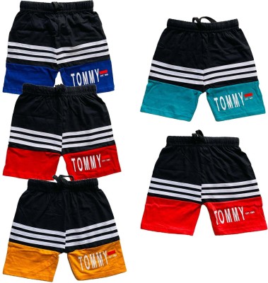 NG MART Short For Baby Boys & Baby Girls Casual Printed Lycra Blend(Multicolor, Pack of 5)