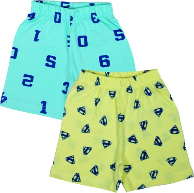 DIAZ Short For Boys & Girls Casual Printed Pure Cotton(Multicolor, Pack of 2)