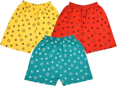 Tummy Bunny Short For Boys Casual Printed Pure Cotton(Multicolor, Pack of 3)