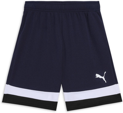PUMA Short For Boys & Girls Sports Solid Polyester(Blue, Pack of 1)