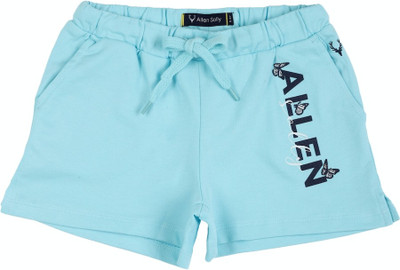 Allen Solly Short For Boys Casual Printed Pure Cotton(Blue, Pack of 1)