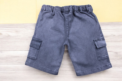 GUTI Short For Boys Casual Solid Cotton Blend(Black, Pack of 1)