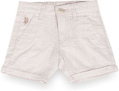 U.S. POLO ASSN. Short For Boys Casual Solid Pure Cotton(Beige, Pack of 1)