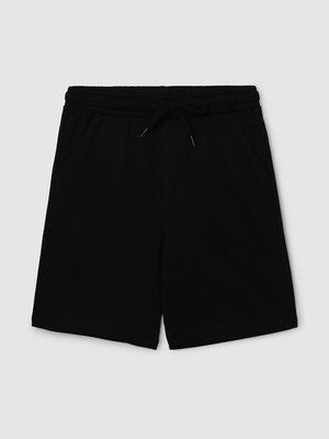 MAX Short For Boys Casual Solid Pure Cotton(Black, Pack of 1)