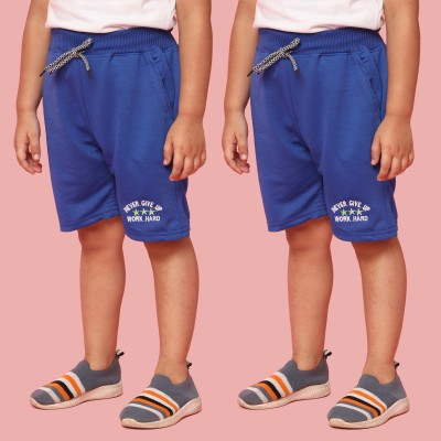 DRESSBASE Short For Boys Casual Solid Polycotton(Multicolor, Pack of 2)