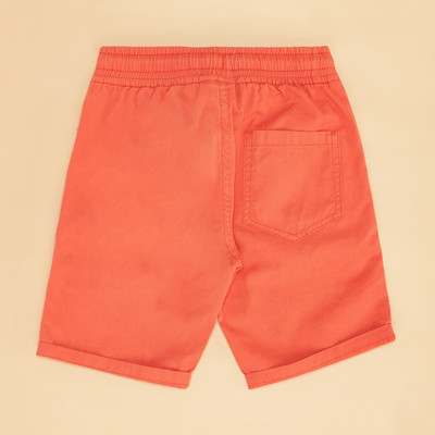 Pantaloons Junior Short For Boys Casual Solid Pure Cotton(Pink, Pack of 1)